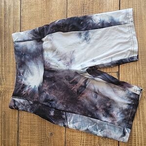 💥TRUE CRAFT sz S athletic short tights‎ w/ pockets Tie dye